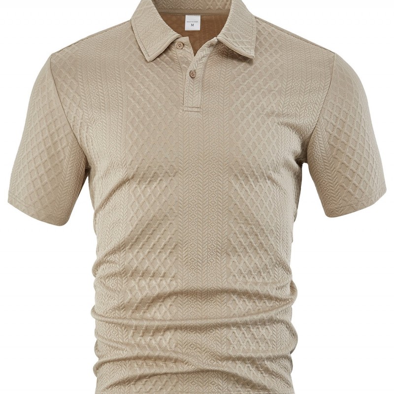Camiseta Masculina de Verão, Leve, Larga, Respirável e de Cor Sólida