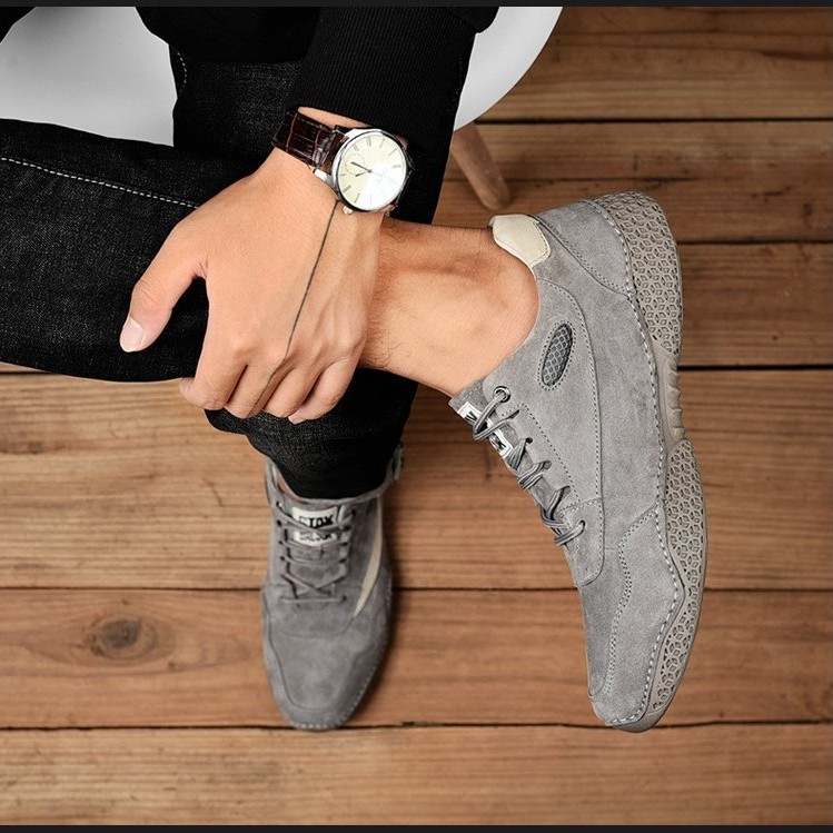 Sapatos Casuais Masculinos Estilo Coreano com Personalidade