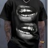 Camisetas Casuais de Manga Curta Largas, Estilo Hip-Hop Streetwear, para Casal