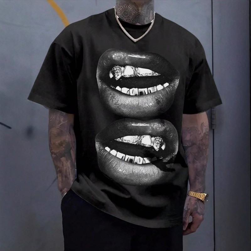 Camisetas Casuais de Manga Curta Largas, Estilo Hip-Hop Streetwear, para Casal