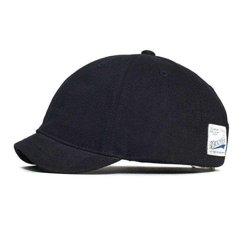 Boné Masculino de Algodão com Aba Curta Estilo Hip Hop