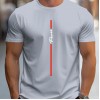 Camiseta Masculina com Estampa Paris Caligrafada