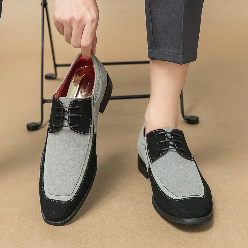 Sapatos Casuais Masculinos Estilo Inglês com Personalidade