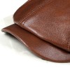 Chapéu Masculino de Couro Estilo Octogonal com Topo Arredondado