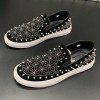 Sapatos Casuais Masculinos com Rebites e Respirabilidade