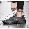 Sapatos Masculinos Casuais de Malha Antiderrapantes para Ar Livre