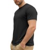 Camiseta Masculina Minimalista de Algodão, Gola Redonda e Manga Curta — Casual e Esportiva