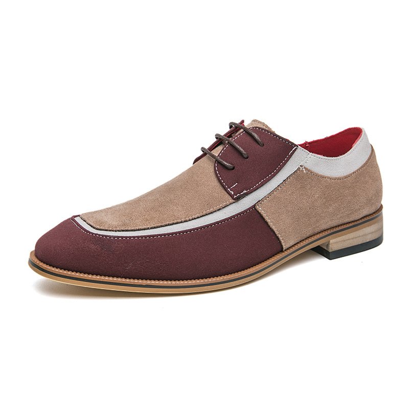 Sapatos Casuais Masculinos Estilo Inglês com Personalidade