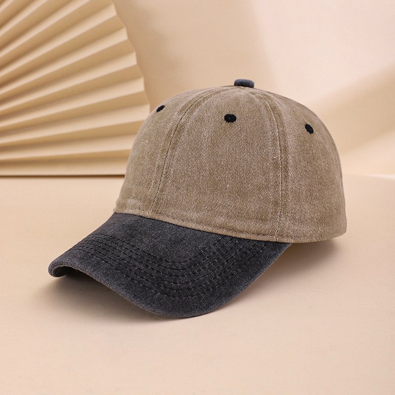 Boné Multicolorido Ajustável com Acabamento Envelhecido — Estilo Casual para Uso Diário, Viagens e Fotografia