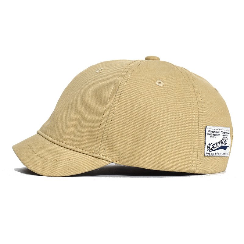 Boné Masculino de Algodão com Aba Curta Estilo Hip Hop