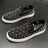 Sapatos Casuais Masculinos com Rebites e Respirabilidade