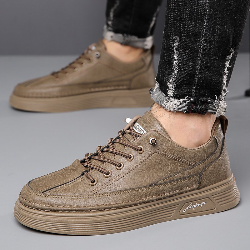 Sapatos Casuais Masculinos Estilo Inglês