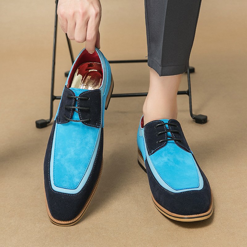 Sapatos Casuais Masculinos Estilo Inglês com Personalidade