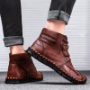 Sapatos Casuais Masculinos de Couro