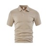 Camiseta Masculina de Verão, Leve, Larga, Respirável e de Cor Sólida
