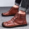 Sapatos Casuais Masculinos de Couro