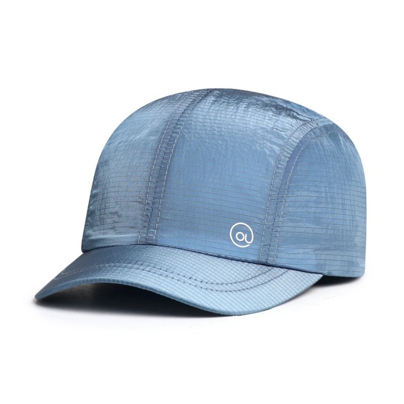 Boné Masculino Leve e Impermeável com Estampa de Letras e Proteção Solar — Estilo Simples para Corrida e Exercícios Diários