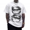 Camisetas Casuais de Manga Curta Largas, Estilo Hip-Hop Streetwear, para Casal