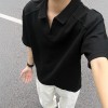 Blusa Masculina Casual Retrô de Manga Curta