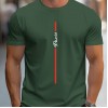 Camiseta Masculina com Estampa Paris Caligrafada