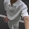 Blusa Masculina Casual Retrô de Manga Curta