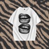 Camisetas Casuais de Manga Curta Largas, Estilo Hip-Hop Streetwear, para Casal