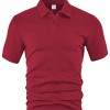 Camiseta Masculina de Verão, Leve, Larga, Respirável e de Cor Sólida
