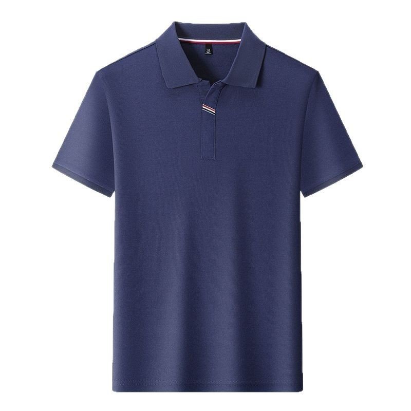 Camiseta Masculina Simples e Casual com Gola Lapela