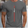 Camiseta Masculina com Estampa Paris Caligrafada