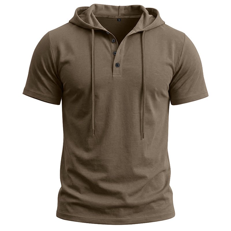 Camiseta Masculina de Manga Curta para Treino e Fitness