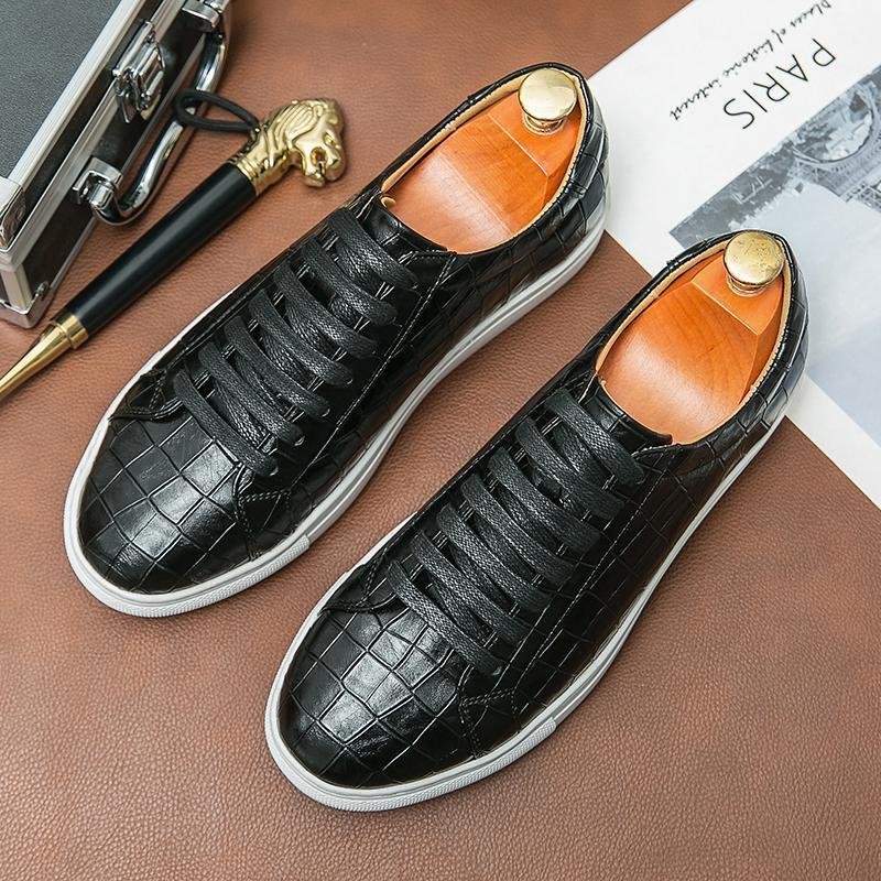 Sapatos Casuais Masculinos Resistentes ao Desgaste, Respiráveis e Modernos