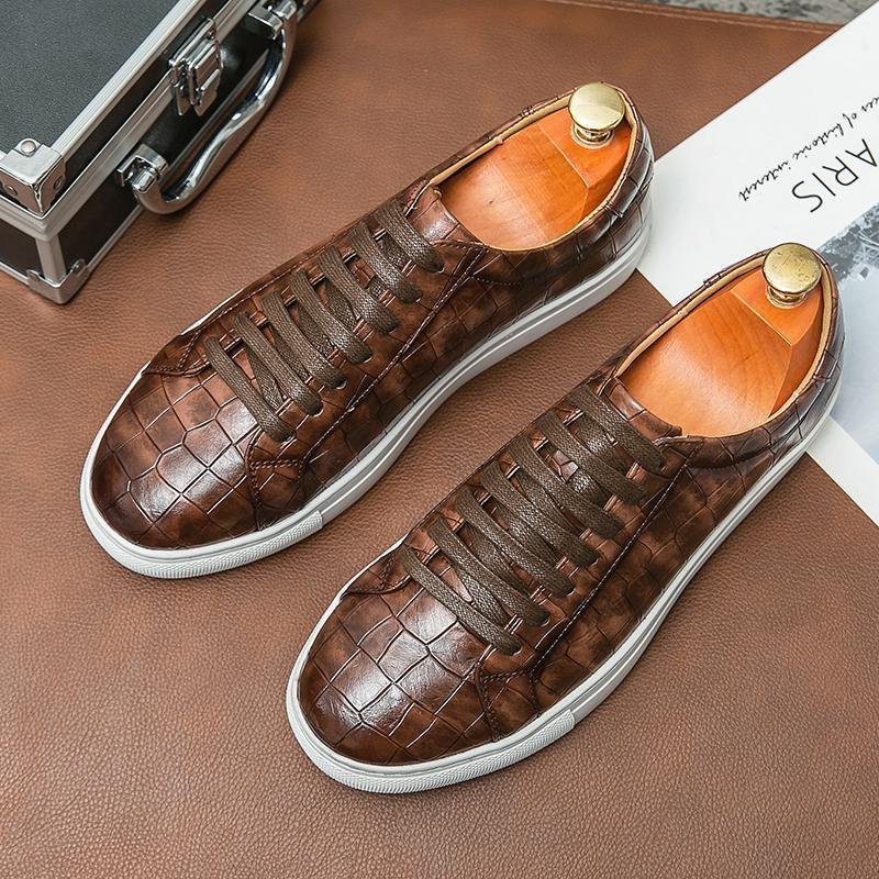 Sapatos Casuais Masculinos Resistentes ao Desgaste, Respiráveis e Modernos