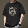 Camiseta Masculina de Manga Curta para Usar como Primeira Camada