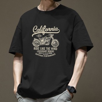 Camiseta Masculina de Manga Curta para Usar como Primeira Camada