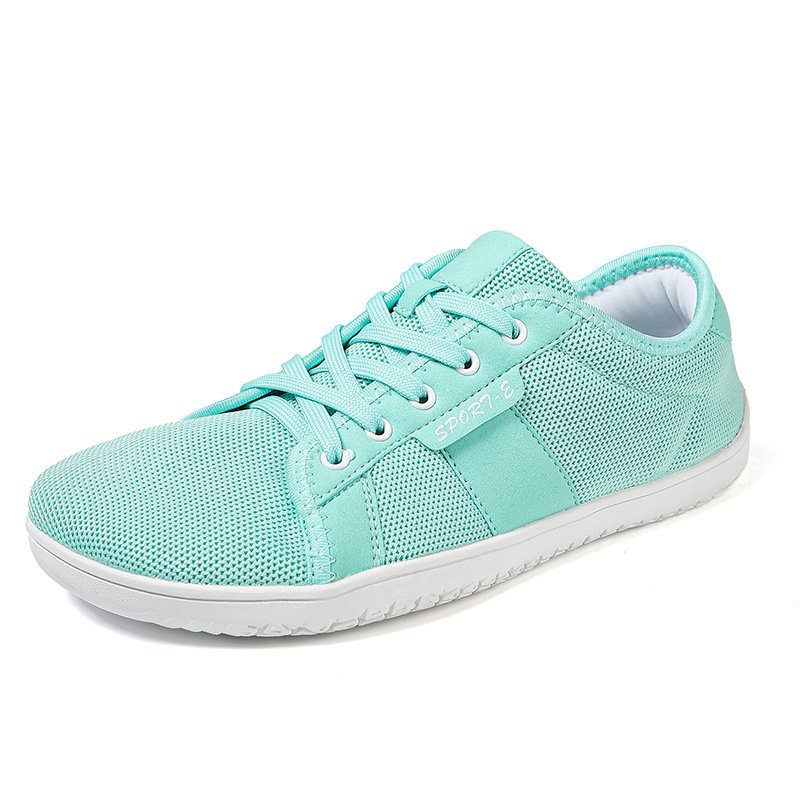 Sapatos Casuais Masculinos com Bico Largo, Estilo Barefoot
