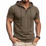 Camiseta Masculina de Manga Curta para Treino e Fitness