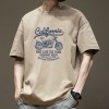 Camiseta Masculina de Manga Curta para Usar como Primeira Camada