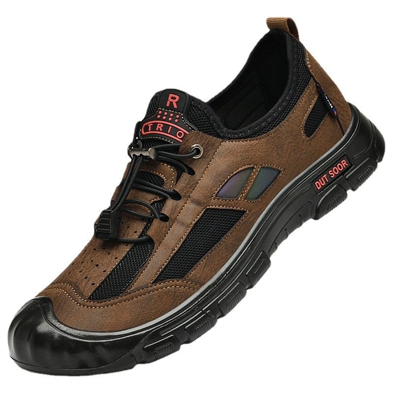 Sapatos Masculinos Casuais de Malha Antiderrapantes para Ar Livre