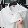 Camiseta Masculina Simples e Casual com Gola Lapela