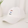 Boné Masculino de Cor Sólida com Bordado de Letras, Furos de Ventilação e Secagem Rápida — Leve, Casual e Esportivo, para Trilhas e Viagens